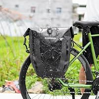 定価9000円 防水 パニアバッグ 2個セット 自転車 サイドバッグ 25Lｘ2 Amazon.co.jp: 2個セット パニアバッグ 自転車 サイドバック 防水 25L+